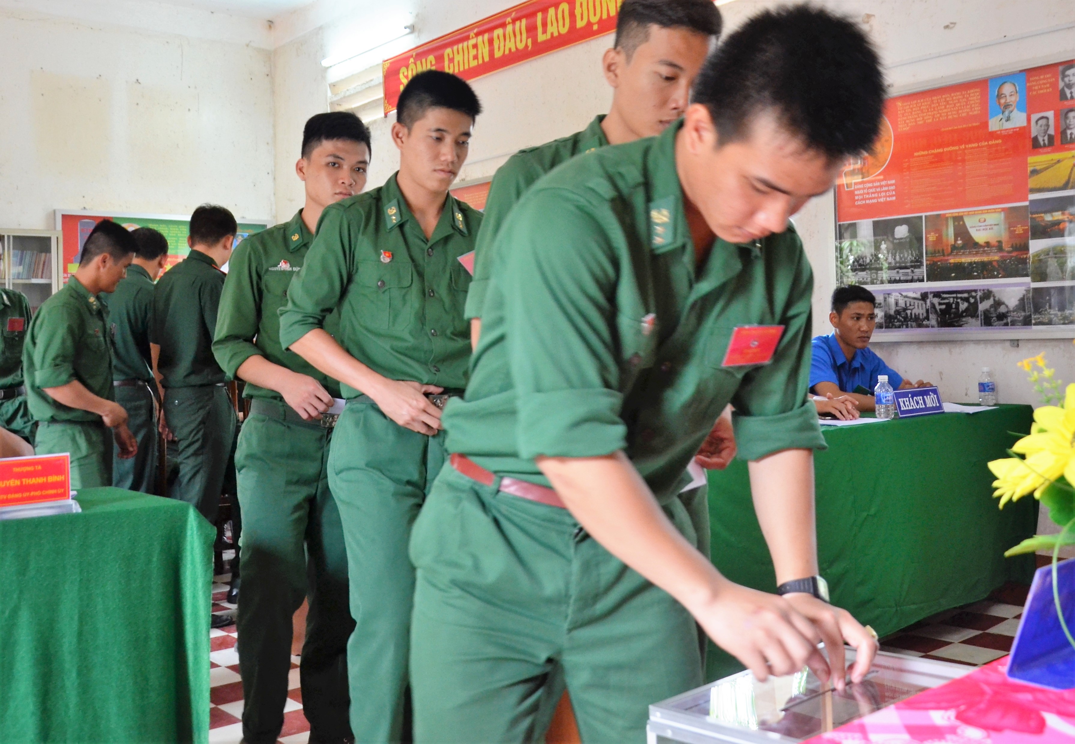 Chi đoàn Đồn Biên phòng Long Khốt: Phấn đấu 70% đoàn viên đạt loại xuất sắc hằng năm